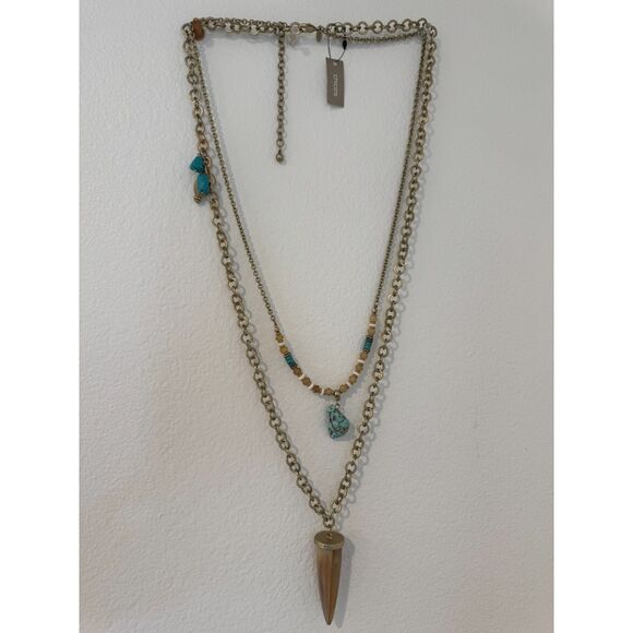 Chico’s Bundle of 3 Bohemian Vintage Inspired Statement Necklaces New - Picture 2 of 9